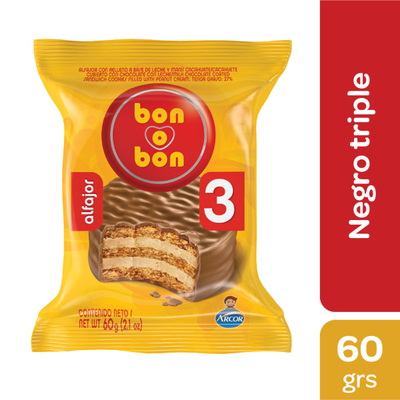 Alfajor Bon o Bon Triple x60 grs