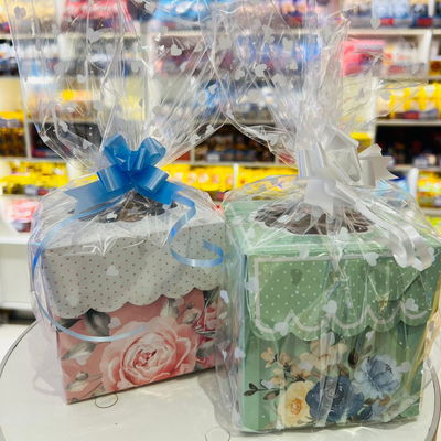 Caja Regalo Con Visor Pochoclera