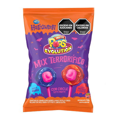 Chupetines Mix Terrerificos x 10 unidades