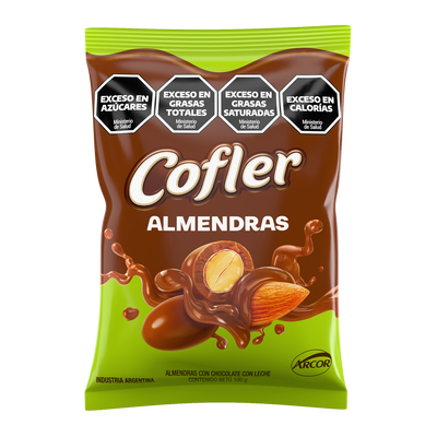 ALMENDRAS CON CHOCOLATE COFLER X 100 GR