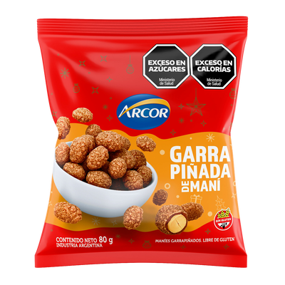 GARRAPIÑADA DE MANI ARCOR X 80G