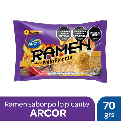 Ramen Sabor Pollo Picante x 70G  