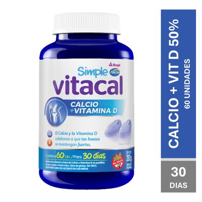 SIMPLE CALCIO+VITAMINA D x 60 UNIDADES