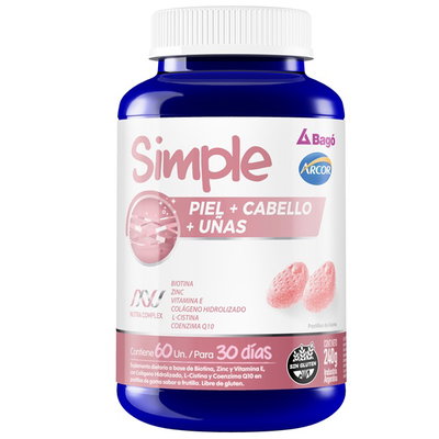 SIMPLE PIEL+CABELLO+UÑAS X60U