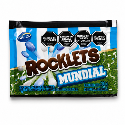 Confite Rocklets Mundial x 20G