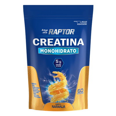 Creatina Raptor Sabor Naranja x 324G (60 porc.)