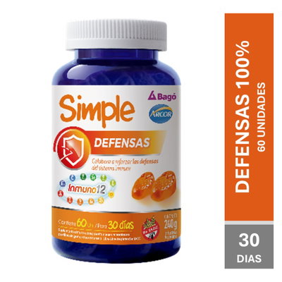 SIMPLE DEFENSAS X60UNIDADES
