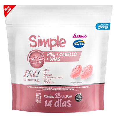 SIMPLE PIEL+CABELLO+UÑAS X28U