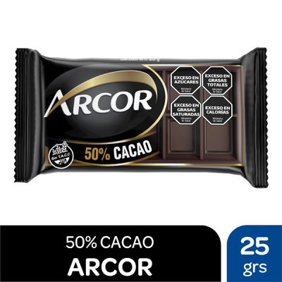Celofan Arcor Semiamargo x25 grs