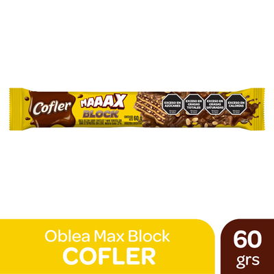 Oblea Cofler Block Max x60 grs