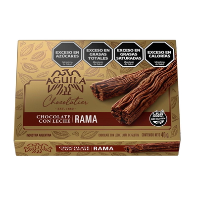 CHOCOLATE CON LECHE EN RAMA X 40 GR