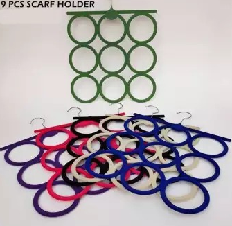 Percha organizadora de pañuelos