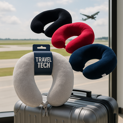 Cuello de viaje con memory foam