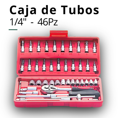 Caja de Tubos Portátil 46Pz