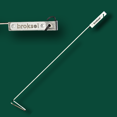 Atizador Parrillero de Acero Niquelado Broksol