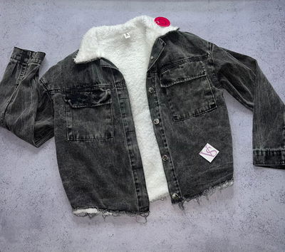 Campe con peludito de jeans 