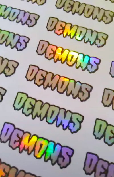 Stickers Premium UV Tornasolado