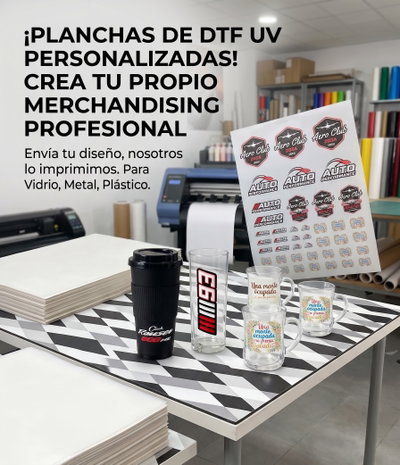 Plancha DTF UV Personalizada
