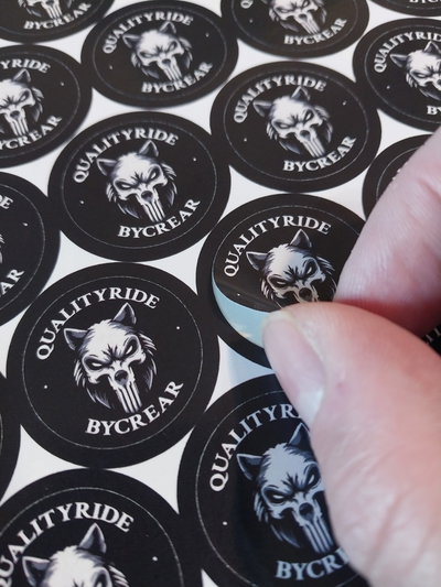 Stickers OPP autoadhesivo x 5 planchas