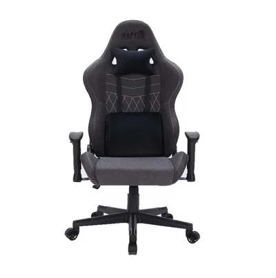 Silla Gamer Raptor Throne R1 Tela Negra 