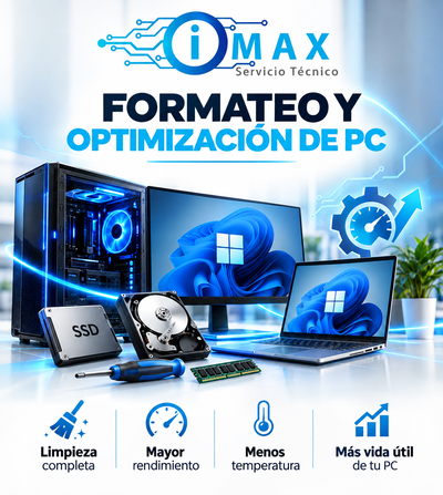 Formateo de PC y Notebooks