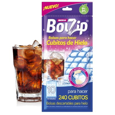 BOLSA PARA CUBITOS DE HIELO PAQUETE