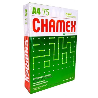 RESMA DE PAPEL A4 75 GRS CHAMEX