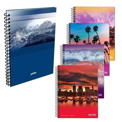 CUADERNO 22,3x29,5 A4 x 84 HOJAS AVON/AMERICA 