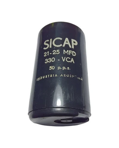 Capacitor Sicap 21-25 Mfd 330 Vca 50 P.p.s