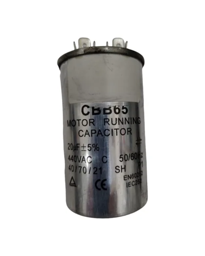 Capacitor 20uf 440vac Metálico Aire Acondicionado Y Otros