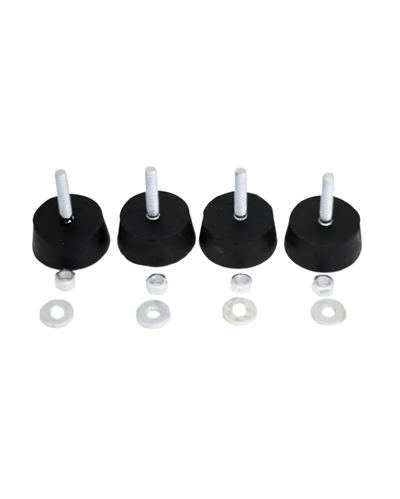 TACOS DE GOMA ANTIVIBRACIÓN (JUEGO x4) PARA PISO