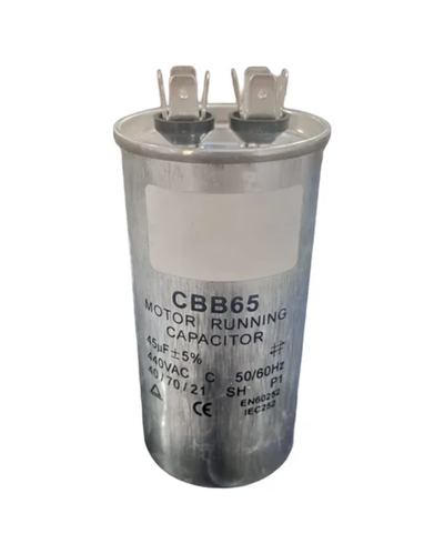 Capacitor 45uf 440v Metálico Aire Acondicionado Y Otros