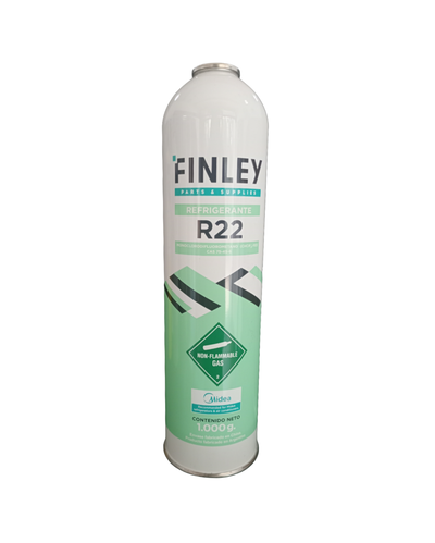 R-22 FINLEY x 1kg GAS REFRIGERANTE