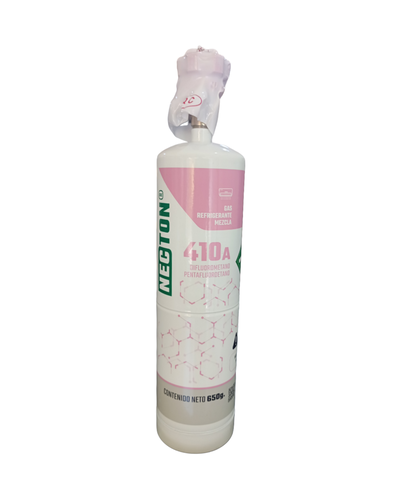R-410 NECTON x 650gr GAS REFRIGERANTE CON VÁLVULA