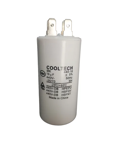 Capacitor 16uf P/ Motor De Aire Acondicionad Y Otros