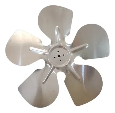 23cm Aluminio Plateado Paleta Pala Ventilador Refrigeración Heladera 