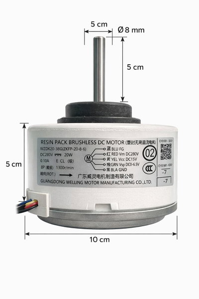 Motor para evaporador Split Inverter 