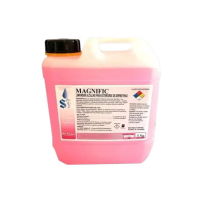 Limpiador Alcalino Magnific Para Serpentinas Base Acuosa 5kg