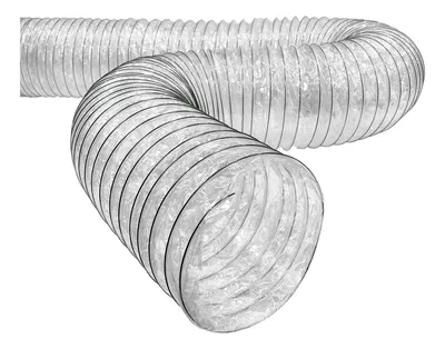 Manguera Aire Acond. Conducto Flex Sin Aislar 25cm X 7,5 Mts