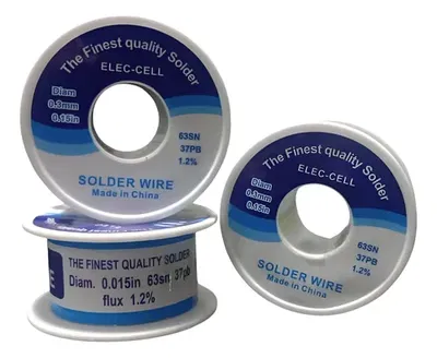 Estaño en Rollo ELEC-CELL 45G 0.3 0.6 MM