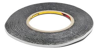 CINTA DOBLE FAZ 50mts x 3MM NEGRO