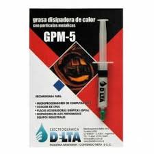 GRASA DISIPADORA DE CALOR GRIS GPM5 10cc DELTA 