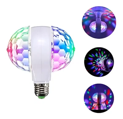 LUZ FOCO PARA FIESTAS GIRATORIO DOBLE