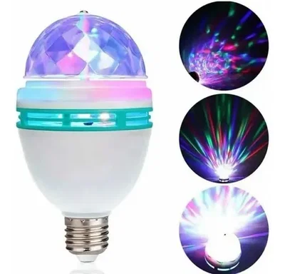 LUZ FOCO PARA FIESTAS GIRATORIO