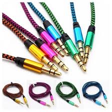 Cable AUXILIAR MALLADO COLORES
