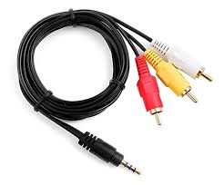 Cable Auxiliar RCA 3 A 1 Audio/Video 1.5mts 1 A 3