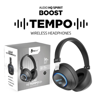 Auricular Bluetooth tipo Vincha FOX BOX BOOST TEMPO