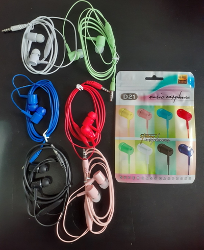 Auricular con Cable Ficha Plug D21