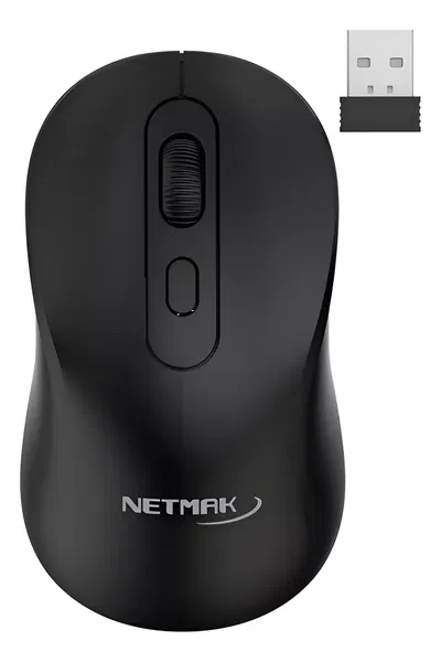 Mouse Inalámbrico Recargable Netmak 