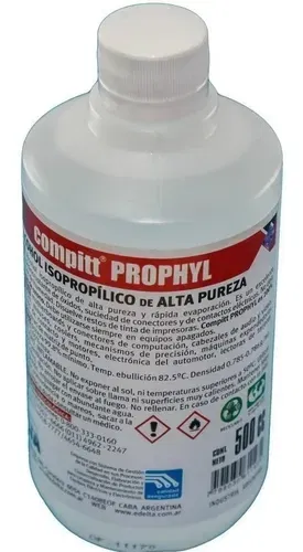 Alcohol Isopropílico Delta 500 cc 